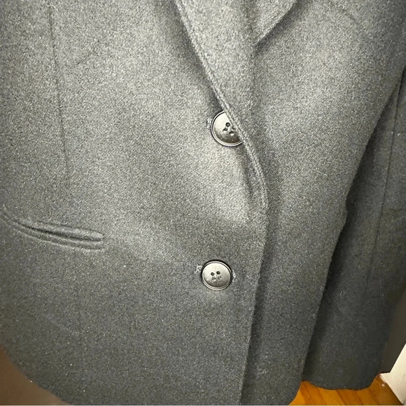 Pendleton Blazer Black 100% Virgin Wool Size 8 - Picture 5 of 14